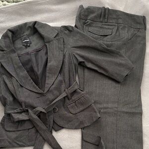 My Michelle junior’s Black and GrayBlazer pants suit